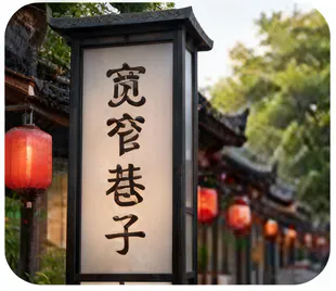 宽窄巷子 Kuanzhai Alley