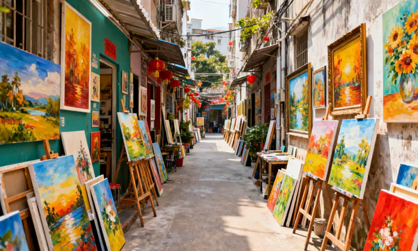 大芬油画村 Dafen Oil Painting Village