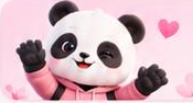 PANDA the panda waving